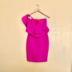 Karlie hot pink dress